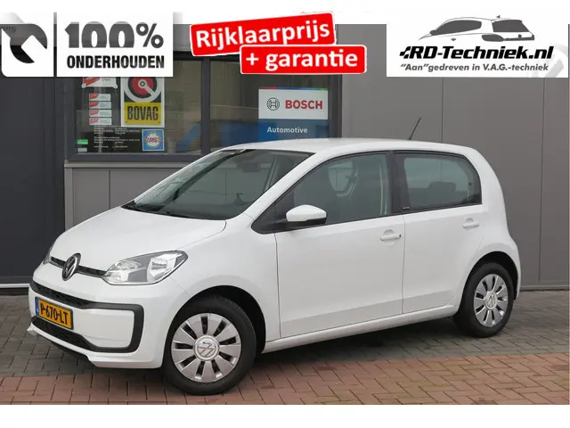 Volkswagen Up! 1.0 49kw 66pk Active Cruisecontrol , Stoelverwarming , Navi via App, Achteruitrijcame...