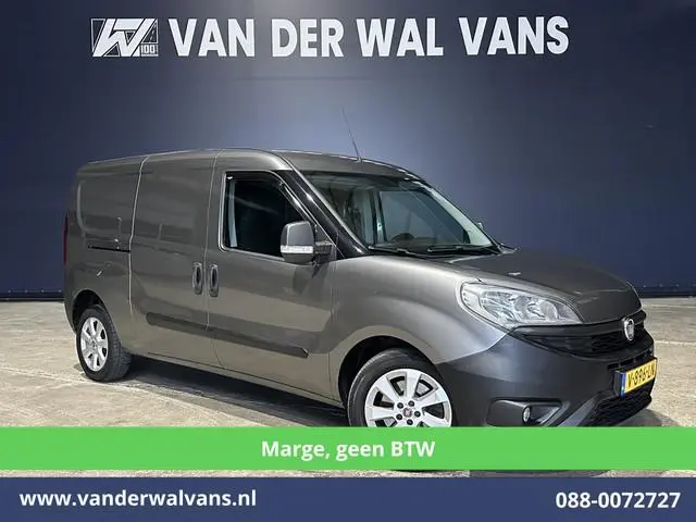 Fiat Doblò Cargo 1.6 MJ 120pk **MARGE, geen BTW** L2H1 Euro6 Airco | 3-Zits | Camera | Trekhaak | Cr...