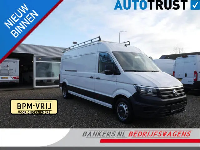 Volkswagen Crafter 2.0TDI 177PK, L4H2, Dubbel lucht, DSG, Airco, Trekhaak 3.500 KG