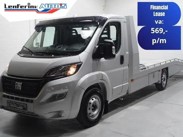 Fiat Ducato 2.2 Mjet 140 pk Autotransporter Tijhof BPM vrij Airco, Trekhaak 3.000 kg, Cruise control...