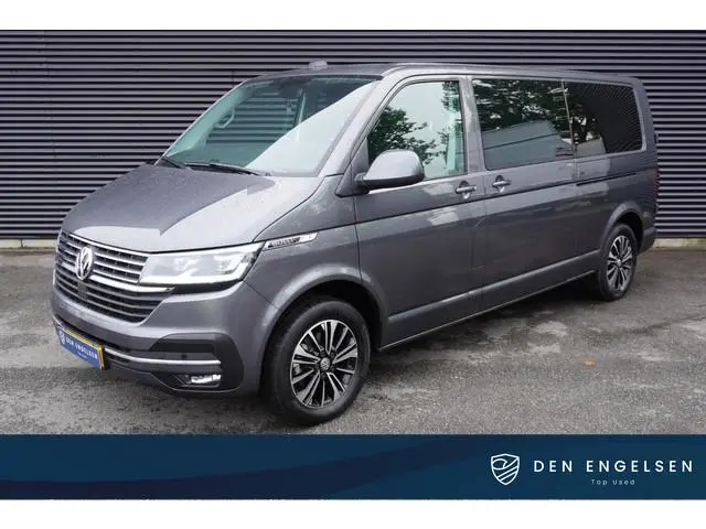 Volkswagen Transporter Bulli 150pk Automaat Dubbele cabine 2x schuifdeur LED Apple carplay Camera pa...