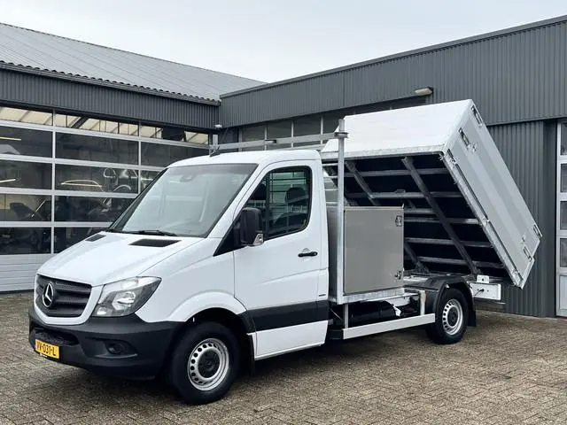 Mercedes-Benz Sprinter 316 1.8 NGT 366 CNG en Benzine 157pk Automaat Pick-up Open laadbak Kipper Ger...