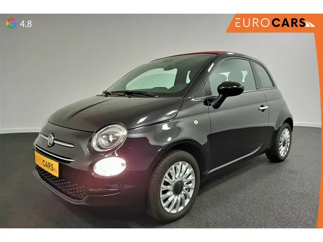 Fiat 500 C 1.2 Lounge Automaat | Navigatie | Cruise Control | Parkeersensoren Achter | Lichtmetalen...