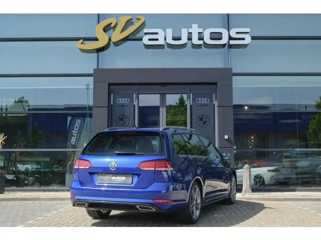Volkswagen Golf Variant 1.5 TSI DSG 150pk R-Line Lapis blue Camera Navi Discover Pro LED koplampen