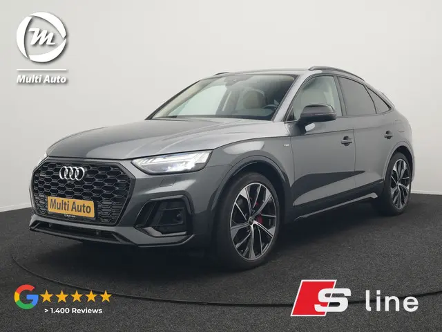 Audi Q5 Sportback 50 TFSI e S Line Plug In Hybrid 300pk Dealer O.H PHEV | Luchtvering | Matrix LED |...
