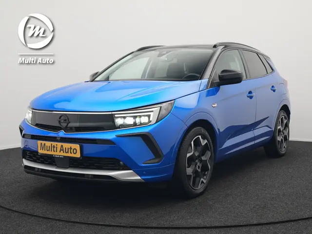 Opel Grandland 1.6 Turbo Ultimate NIEUW MODEL Plug In Hybrid 224pk Dealer O.H PHEV | Adaptive Cruise | Standkachel | Lederen Sportstoelen Ventilatie & Memory | 360 Camera | Apple Carplay | Blis | Navigatie | Virtual | DAB |