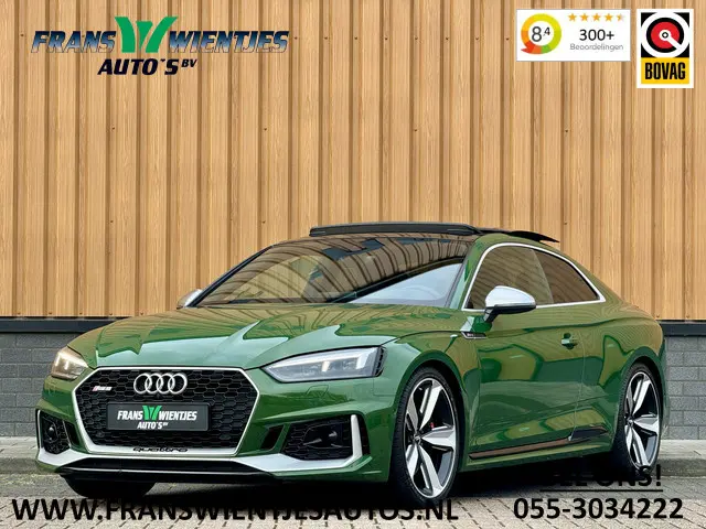 Audi RS5 Coupé 2.9 TFSI quattro Pro Line Plus | 451 PK! | Panoramadak | Bang & Olufsen | Dynamic Pakket | Head-Up Display | 360 Graden Camera | Apple Carplay | Adaptieve Cruise Control | DAB | Led Matrix |