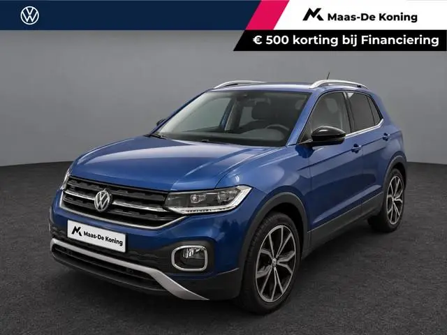 Volkswagen T-Cross 1.0 TSI 115pk DSG Style · Trekhaak · Camera · Dodehoeksensoren · Navigatie · Appl...