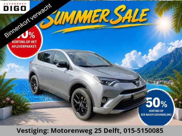 Toyota RAV4 2.5 HYBRID DYNAMIC SPORT GARANTIE 10-2028  ACHTERUITRIJ CAMERA . ADAPTIEVE CRUISE CONTRO...