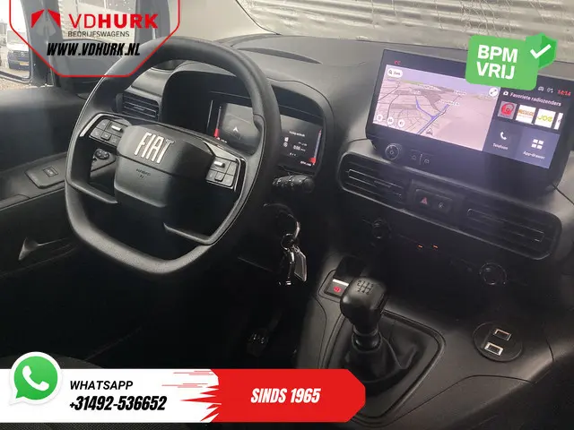 Fiat Doblò 1.5 HDi 100 pk 3 Pers./ Carplay/ Camera/ Navi/ PDC/ Cruise/ Airco