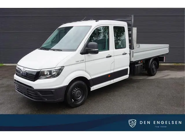 MAN TGE 180pk Automaat Open laadbak Dubbele cabine Apple Carplay Trekhaak Cruise control Stoelverwar...
