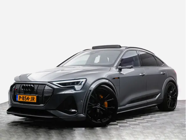 Audi e-tron Sportback S Quattro ABT 95Kwh 504pk SOH 100%, RS Design, Black optic, Bang Olufsen