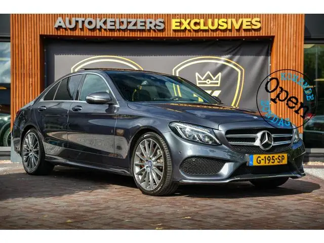 Mercedes-Benz C-klasse 200 Prestige AMG Panoramadak Leer Camera Stoelverw. Navigatie Cruise