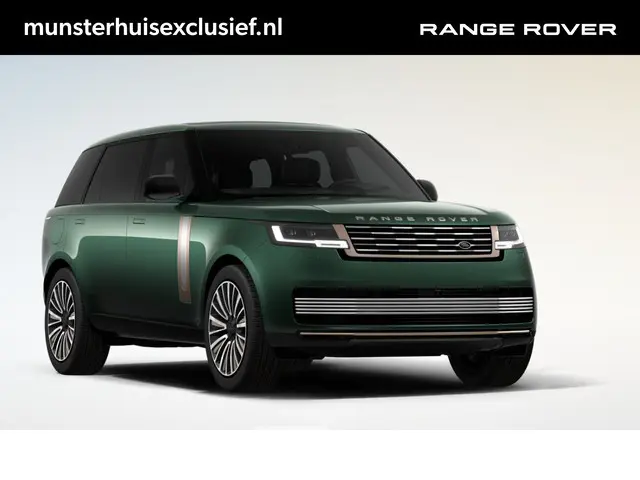 Land Rover Range Rover 3.0 P460e LWB SV PHEV | British Racing Green in Gloss Finish | Hot Stone mass...