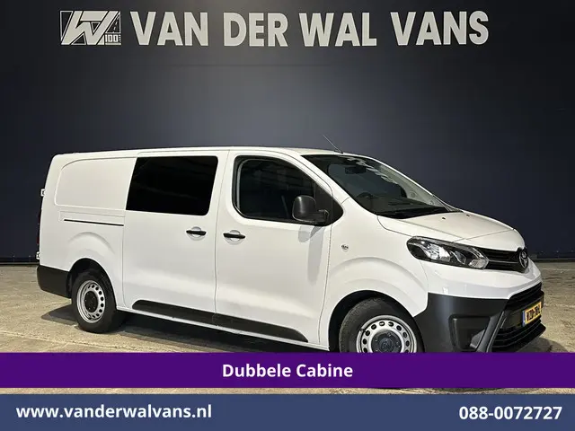 Toyota PROACE Worker 2.0 D-4D 145pk L3H1 Dubbele Cabine Euro6 Airco | 6-Zits | Navigatie | Apple Car...