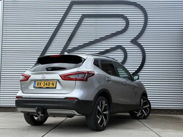 Nissan Qashqai 1.2 Tekna + 2e Eigenaar|Navi|Pano|360 Camera|Trekhaak|Clima|Cruise|Leder|Stoelverwarm...