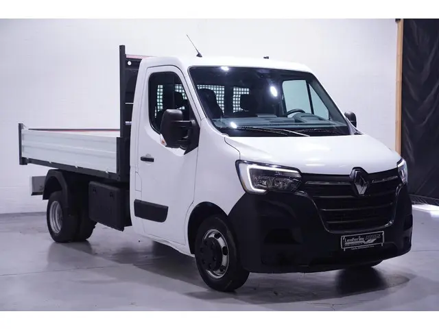 Renault Master 2.3 DCi 130 pk Dubbel Lucht Kipper, Trekhaak 3.500 kg Airco, LxBxH 320x203x40 cm, 3-Z...