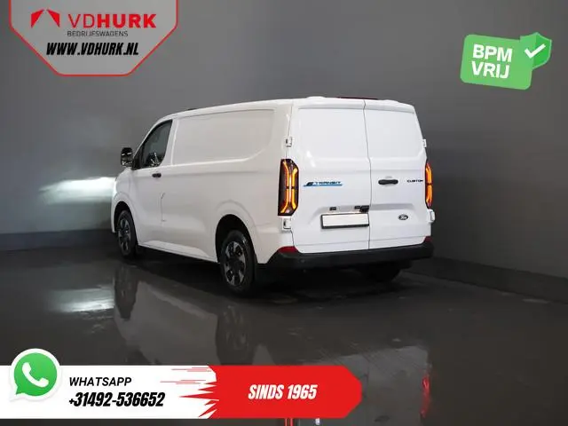 Ford E-Transit Custom Trend 65 kWh 330 km WLTP Garantie t/m 2029/ LED/ Standkachel/ Snellader/ 2.3t...