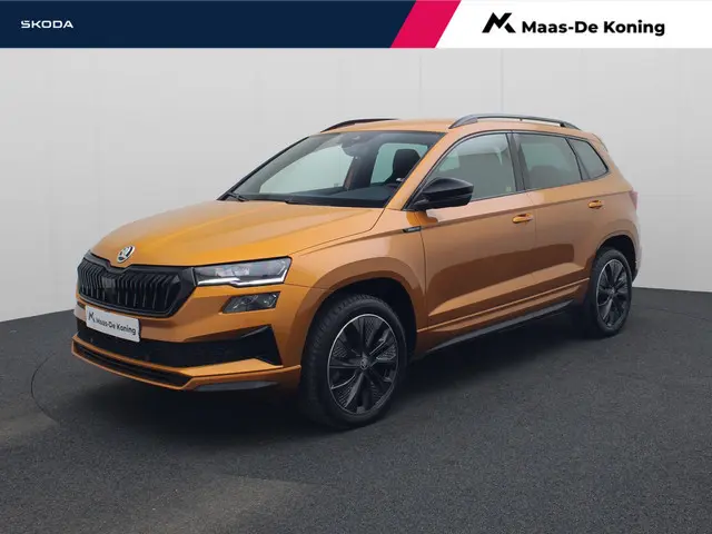 Skoda Karoq 1.5TSI/150PK ACT Sportline DSG · Navigatie · Trekhaak · Apple/Android Car Play · Camera...
