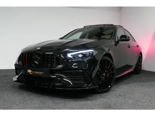 Mercedes-Benz C-klasse 300 e AMG Line / C63s AMG Diffuser / Brabus look Grille / Panoramadak / Elekt...