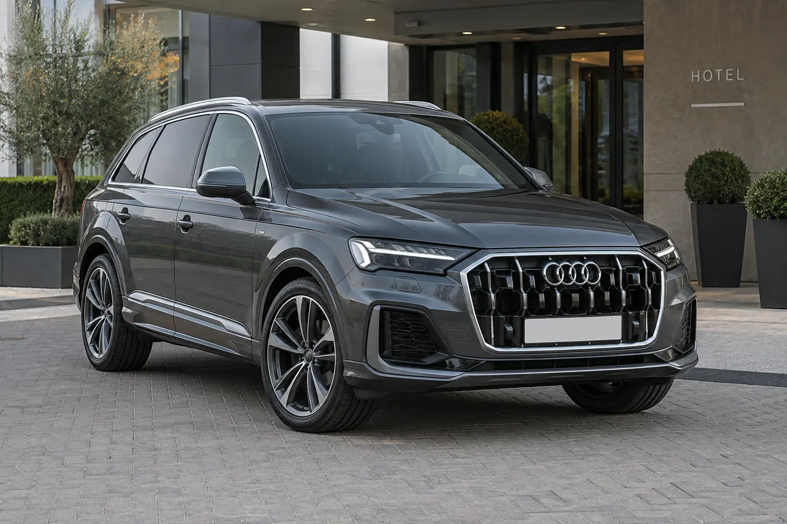 Audi Q7 TFSI e: een grote SUV kiezen op elektrisch gebruik en zitplaatsen