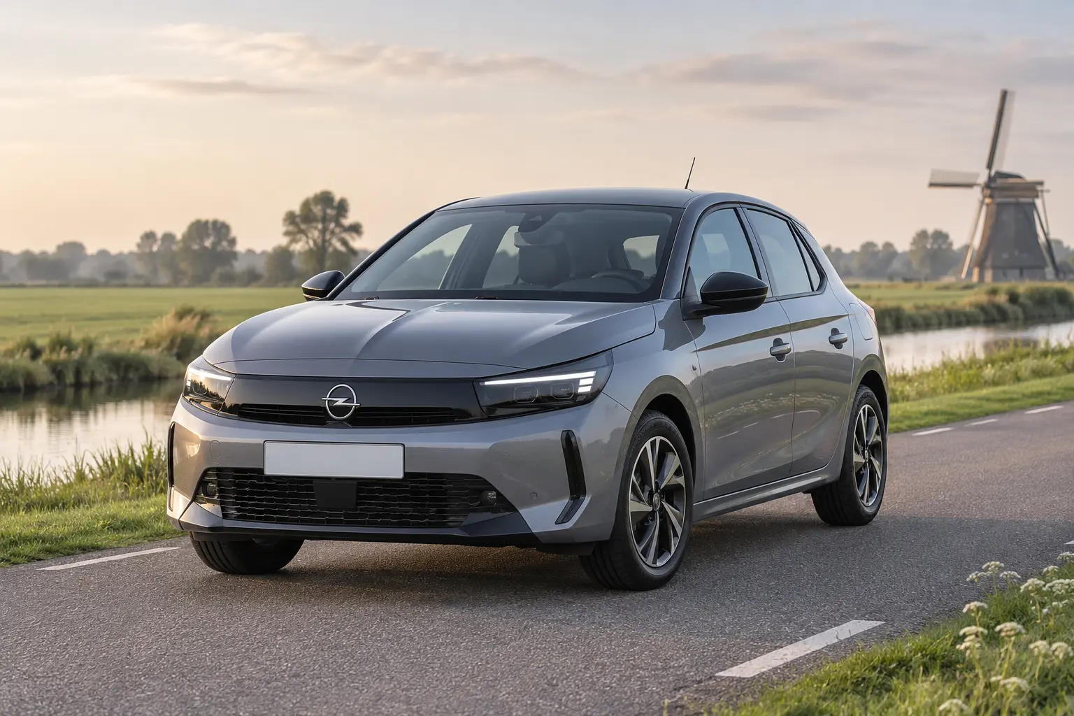Opel Corsa Hybrid met de vernieuwde voorzijde