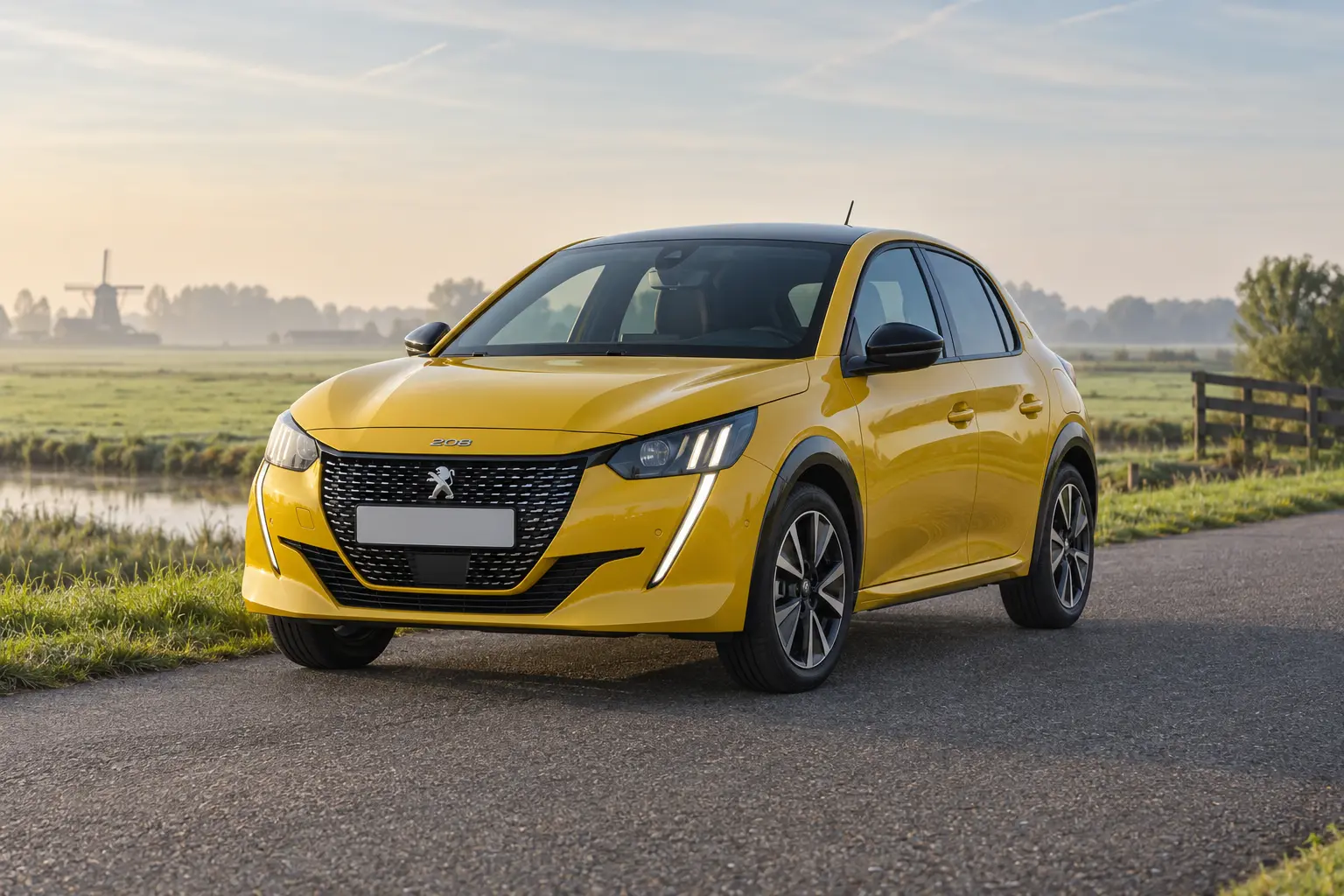 Peugeot E-208 van de tweede generatie vóór de facelift
