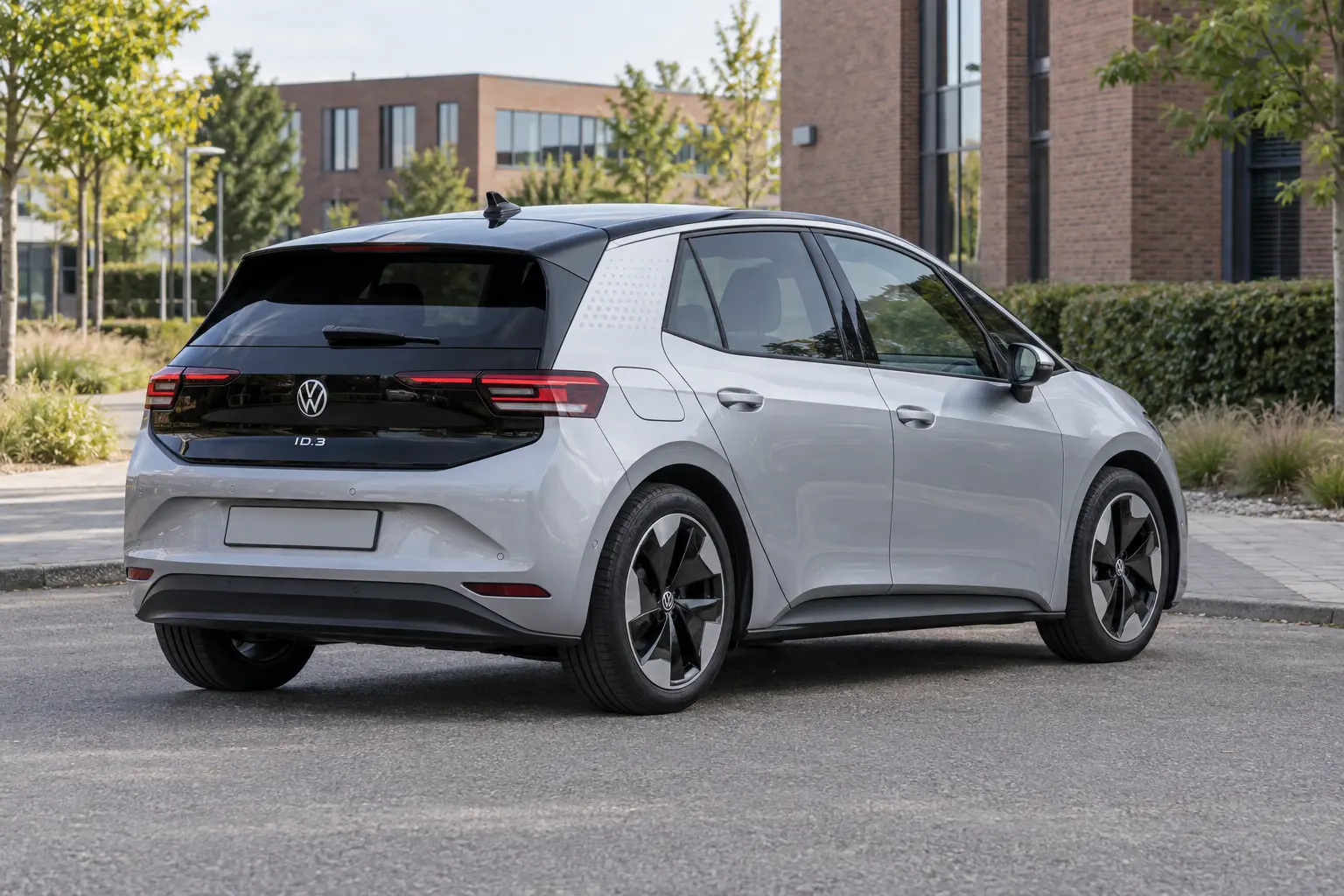 Eerdere Volkswagen ID.3 van achteren