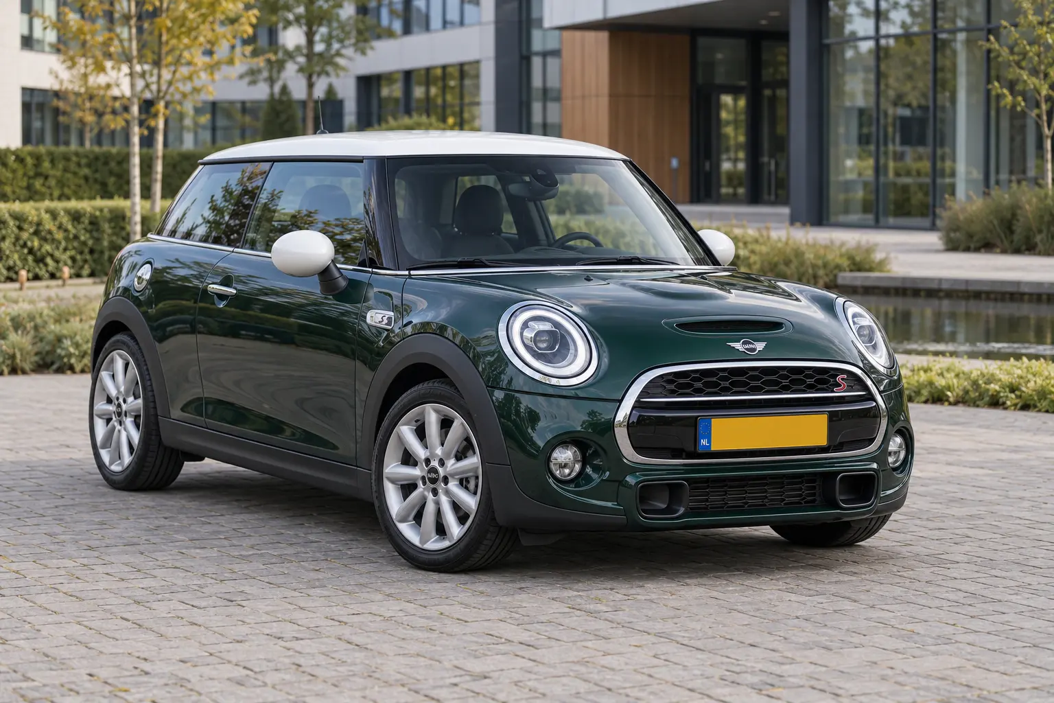 MINI Cooper S en John Cooper Works als illustratieve modelauto