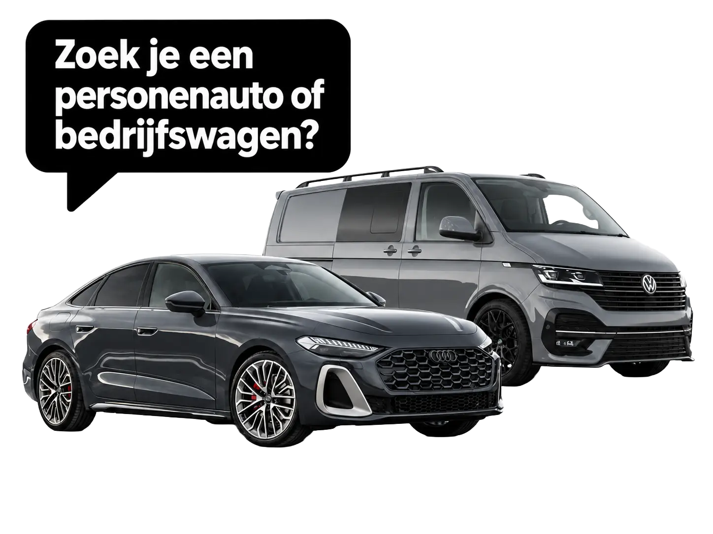 Zoek je een personenauto of bedrijfswagen?