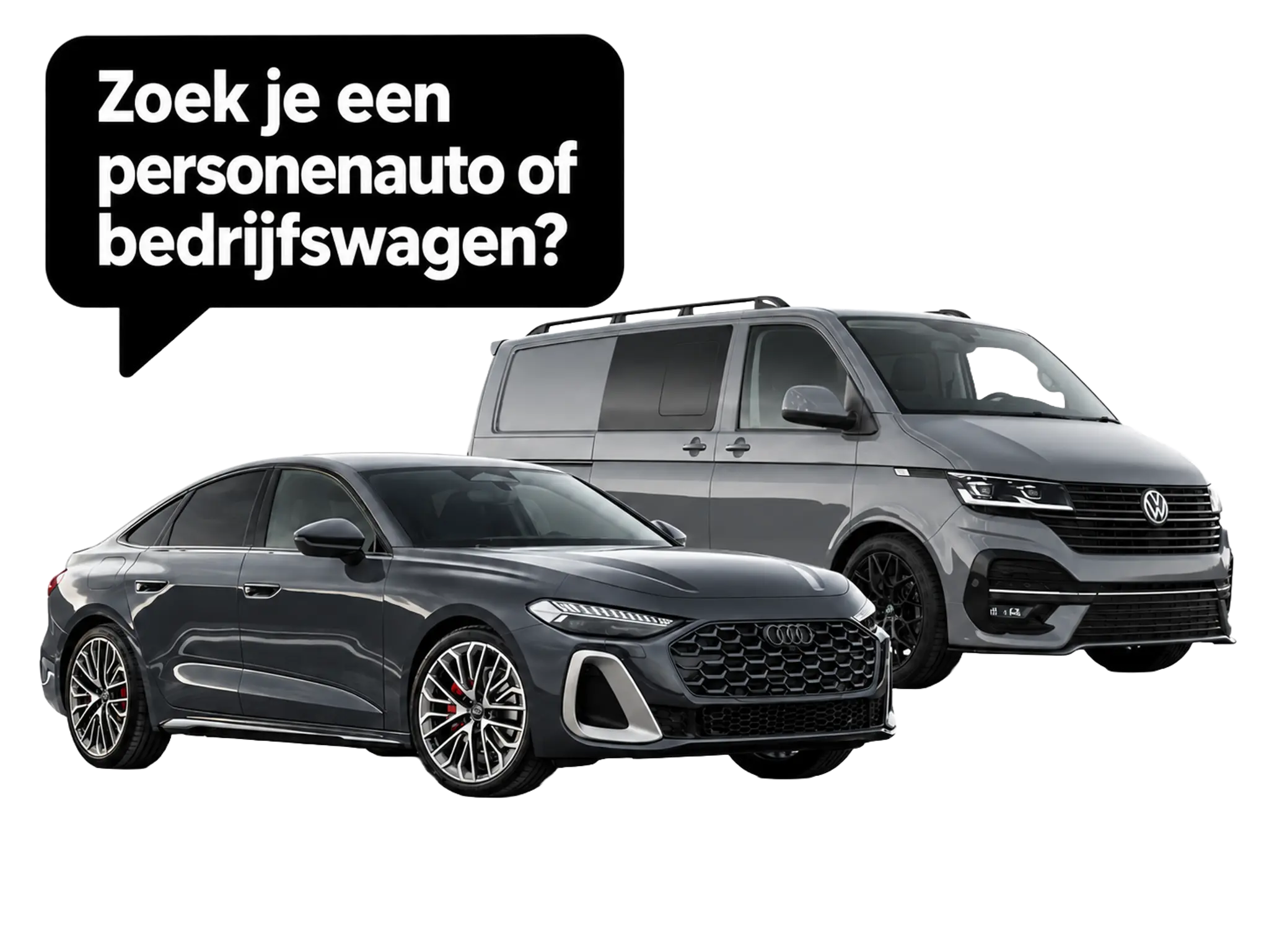 Zoek je een personenauto of bedrijfswagen?