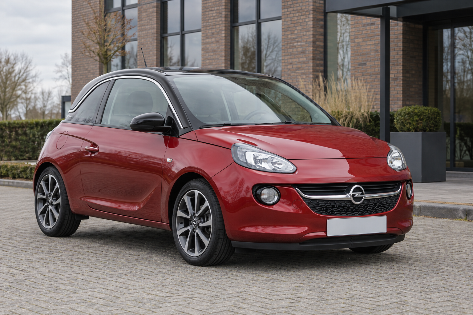 Opel ADAM carrosserie als illustratie; de brandstofinstallatie is niet zichtbaar