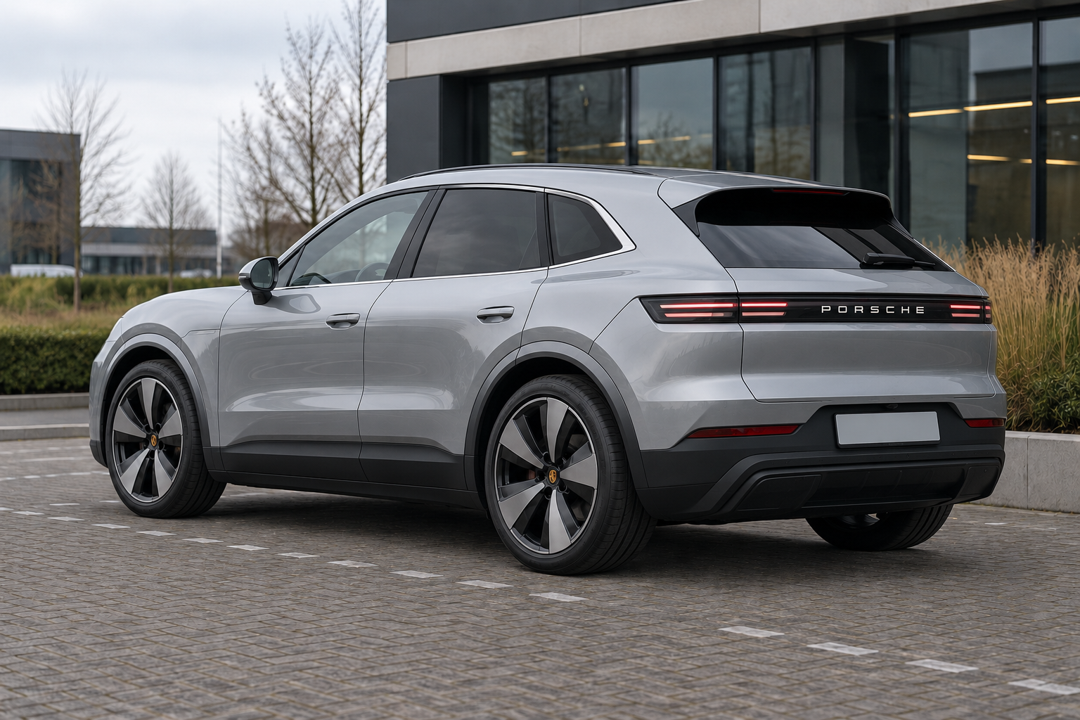 Volledig elektrische Porsche Cayenne van de nieuwe generatie