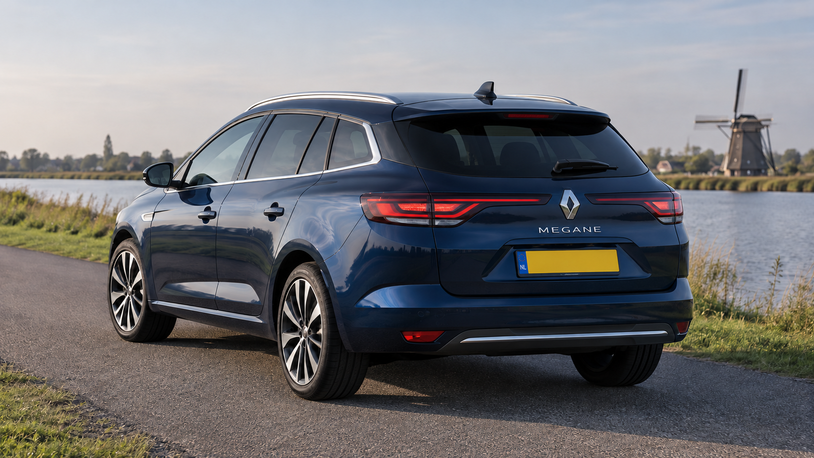 M&eacute;gane Estate met lange laadruimte van achteren