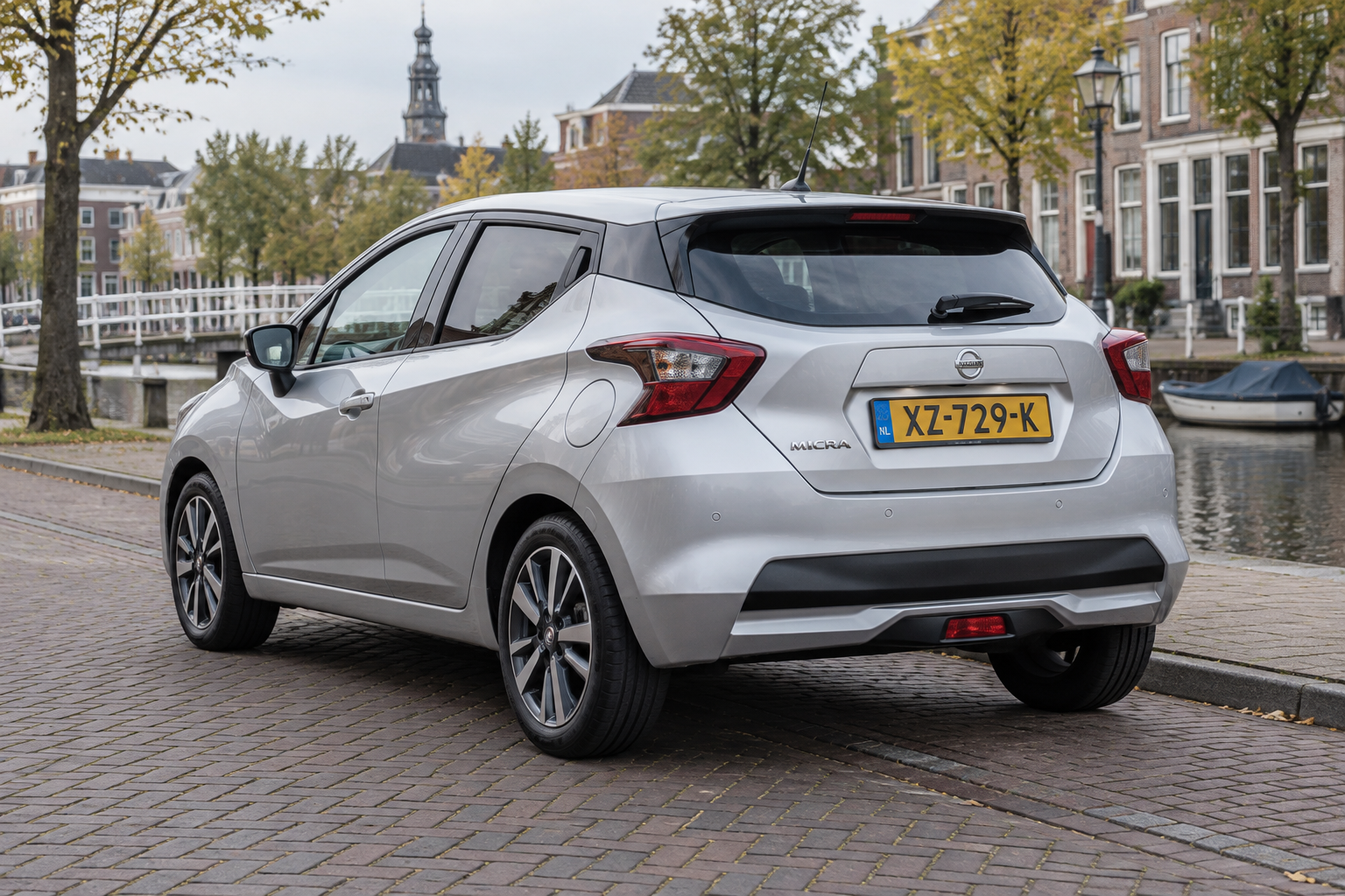 Nissan Micra van de vijfde generatie als compacte benzinehatchback