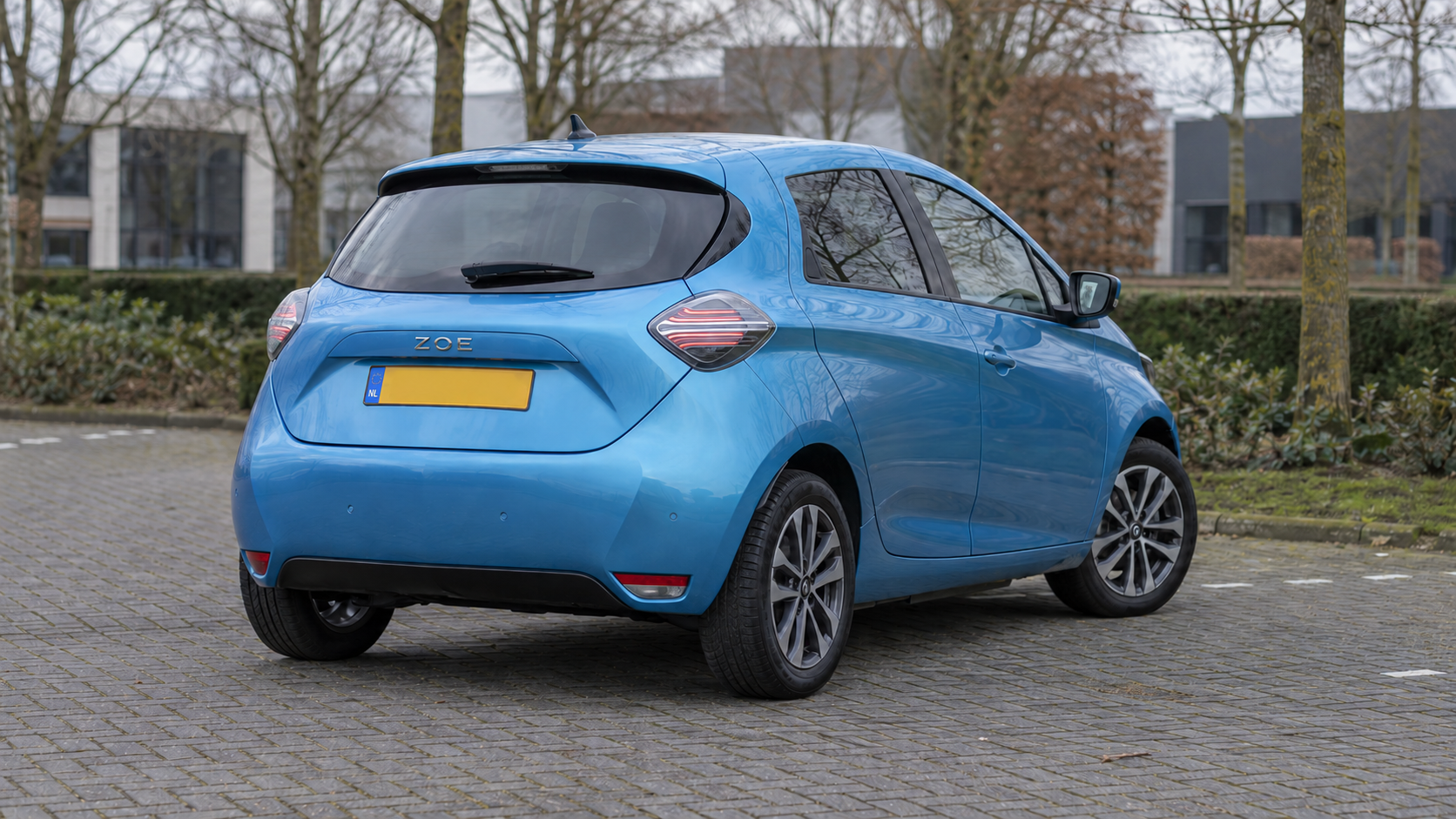 Renault ZOE met compacte hatchbackachterzijde