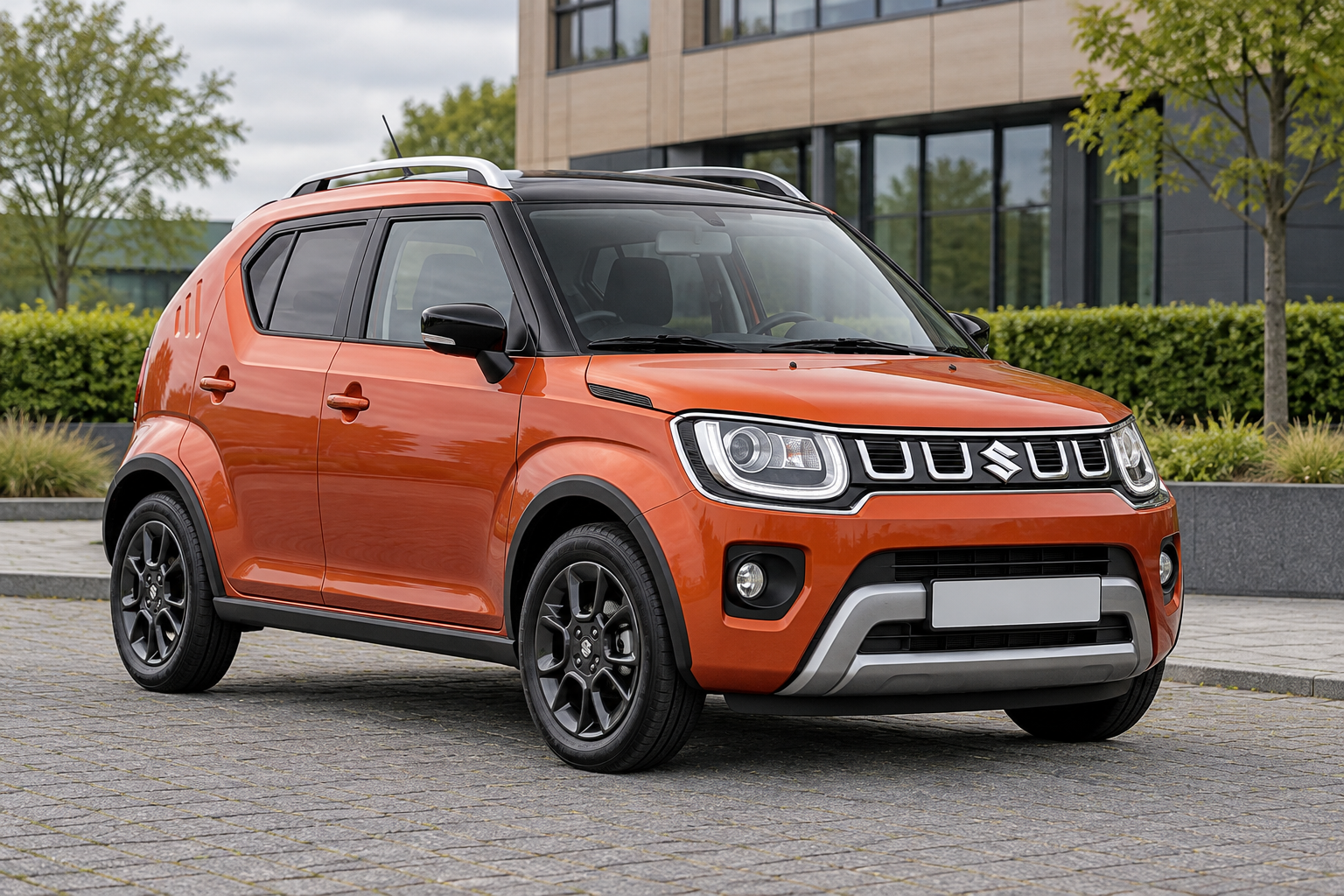 Suzuki Ignis in faceliftuitvoering, schuin van voren