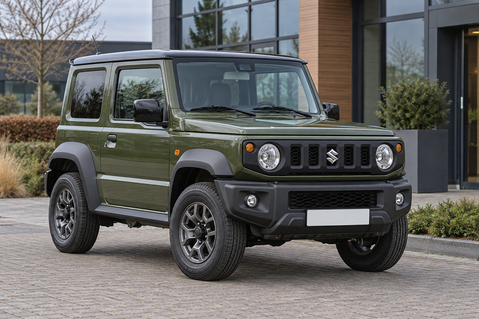 Driedeurs Suzuki Jimny 1.5-generatie, schuin van voren