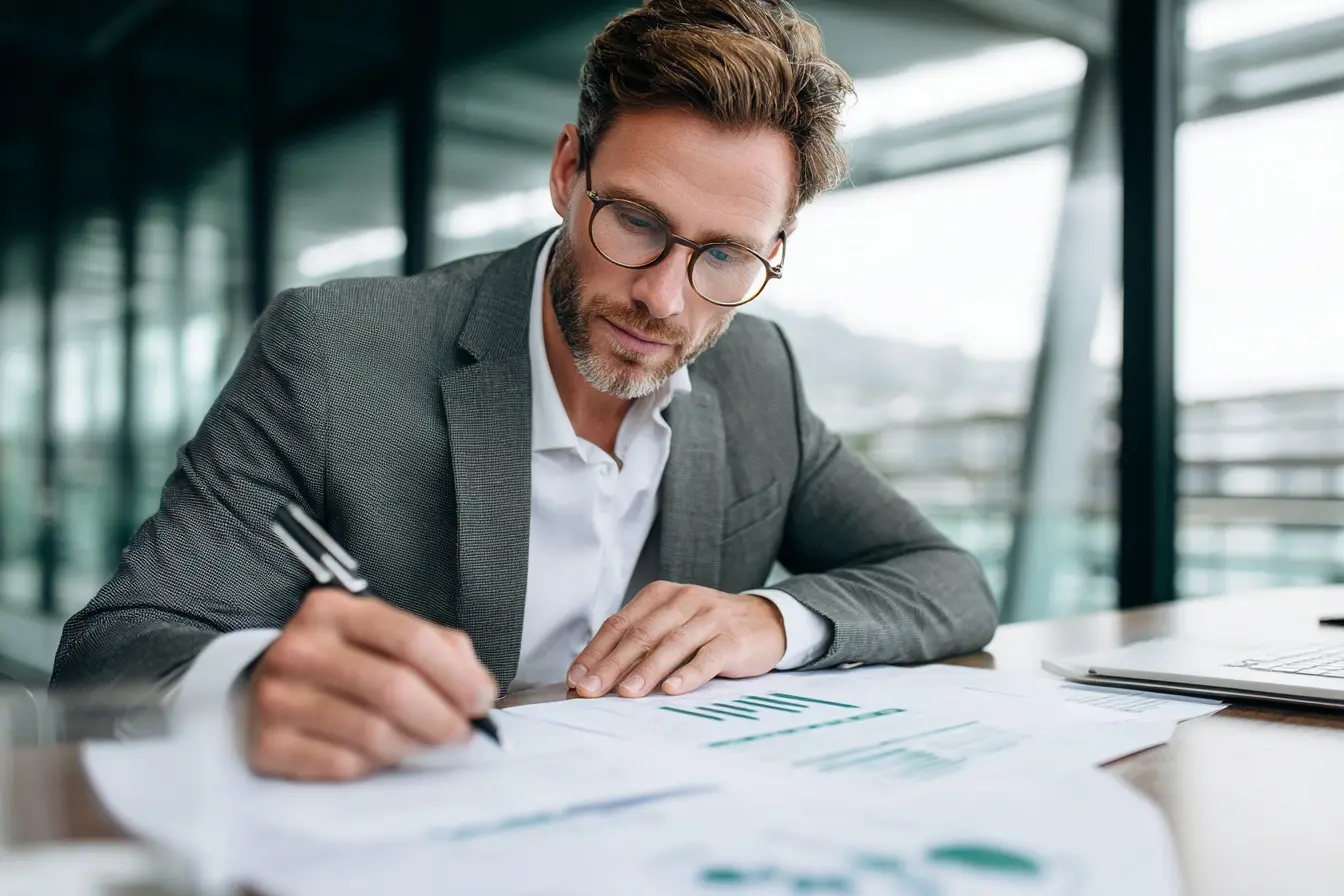 bankier-bestudeerd-jaarcijfers-voor-lease-aanvraag